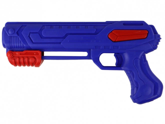 Belletjesblasende Pistol Vliegtuig Blauw