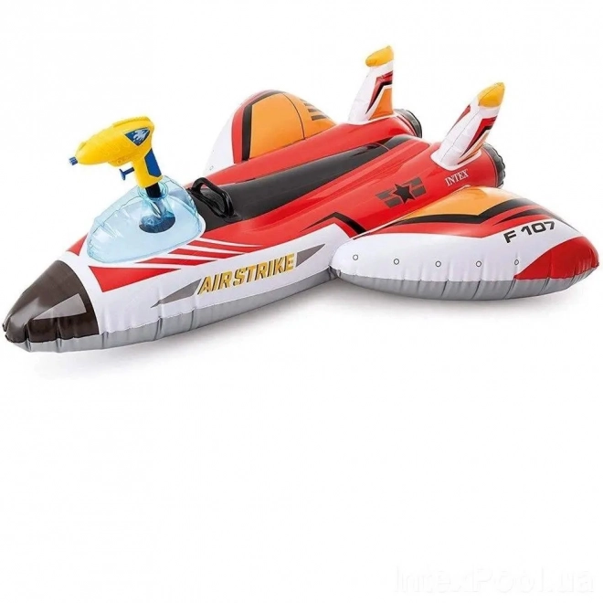 Opblaasbaar vliegtuig met waterkanon, rood INTEX 57536