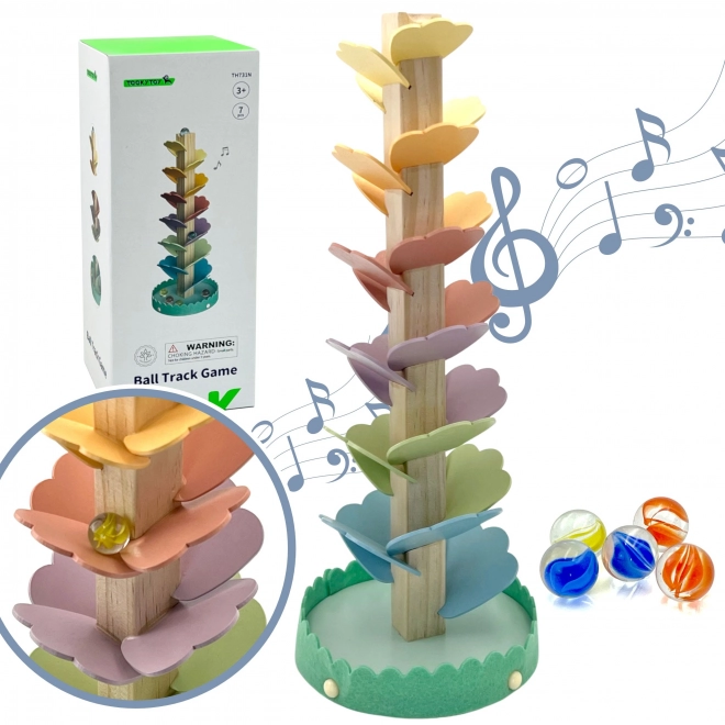 Houten spiraaltoren Tooky Toy voor kinderen