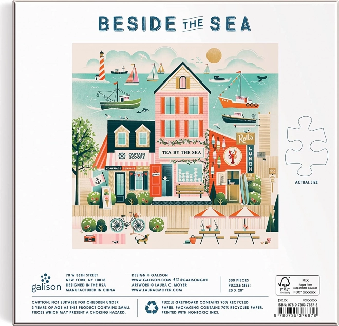 Galison Puzzel Bistro aan Zee 500 stukjes