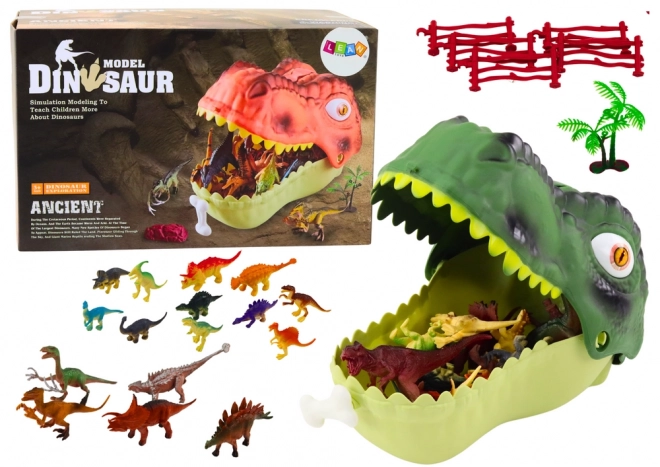 Set van dinosaurusfiguren Grote dinosaurus Groen 45 El