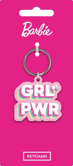 Rubberen Barbie-sleutelhanger