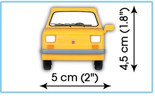 Bouwpakket 71 elementen Polski Fiat 126P