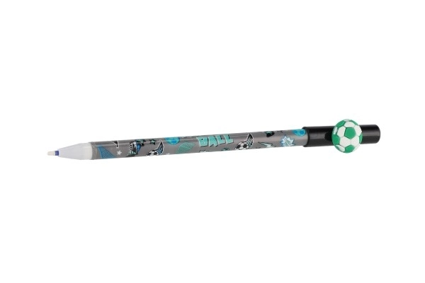 Gompen voetbalbal 16cm plastic 6 kleuren 36 stuks in doos