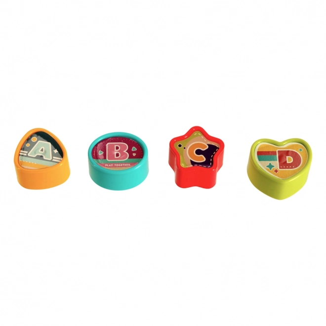 Interactieve educatieve kubus 6-in-1 Bibi-inn roze