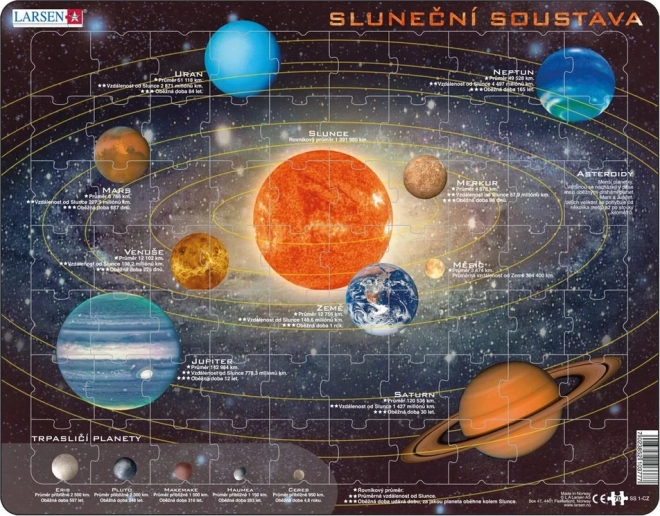 Puzzel Zonnestelsel 70 stukjes