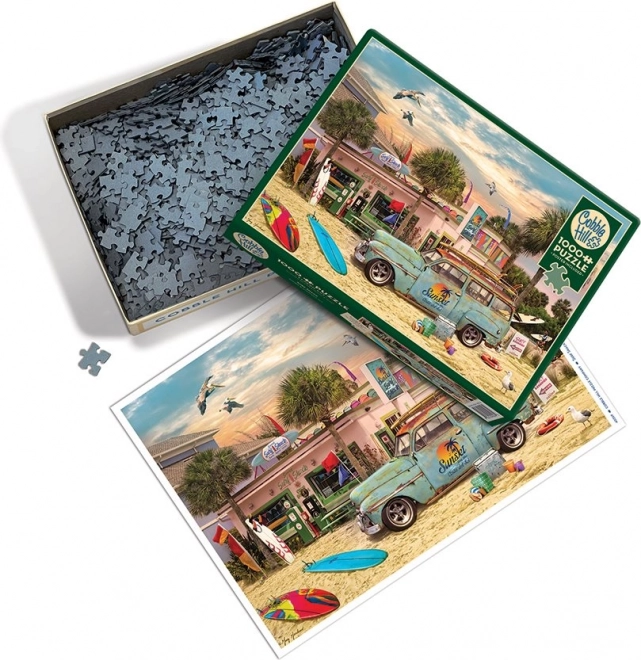 Puzzel Surfhut 1000 stukjes van Cobble Hill