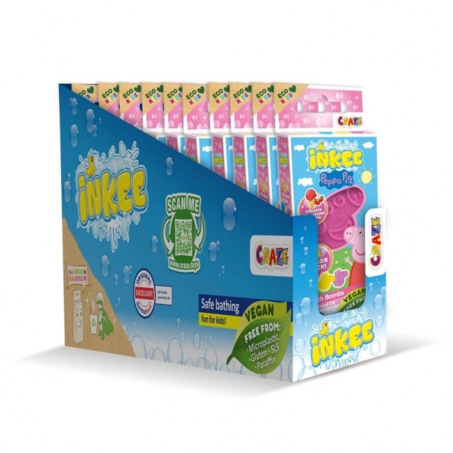 INKEE - Mini verpakking bruisende bom - Peppa pig