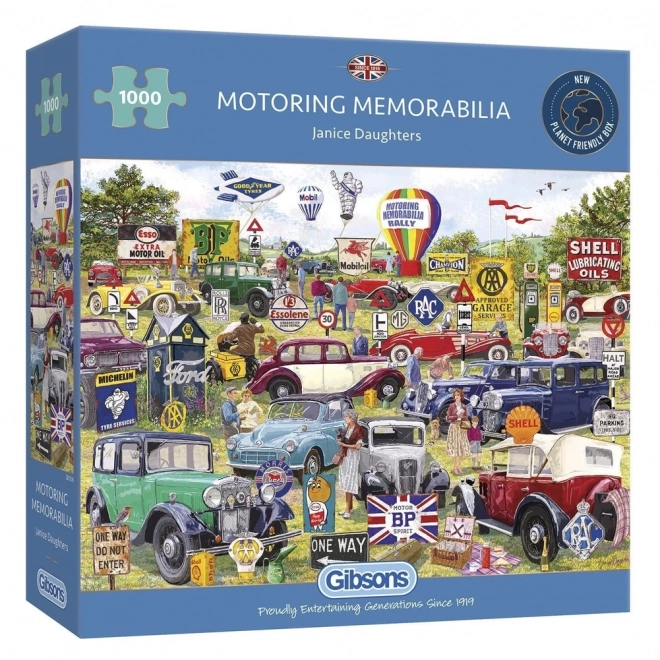 Gibsons Puzzel Motoring Memorabilia Rally 1000 stukjes
