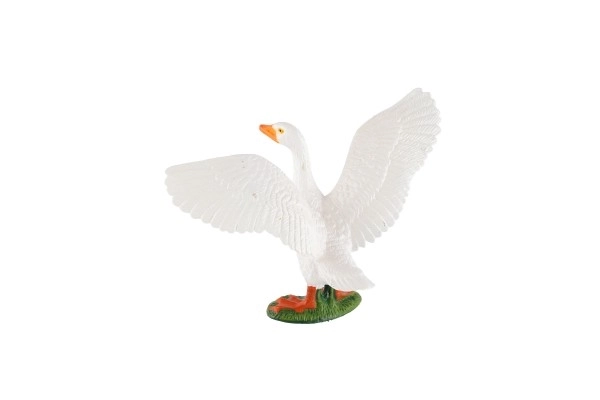 Domestieke gans zooted plastic 10cm in zak