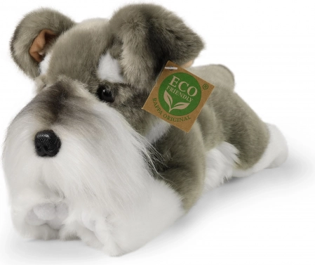 Pluchen schnauwer liggend eco-vriendelijk 28 cm