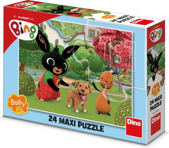 BING MET HONDJE 24 maxi Puzzel
