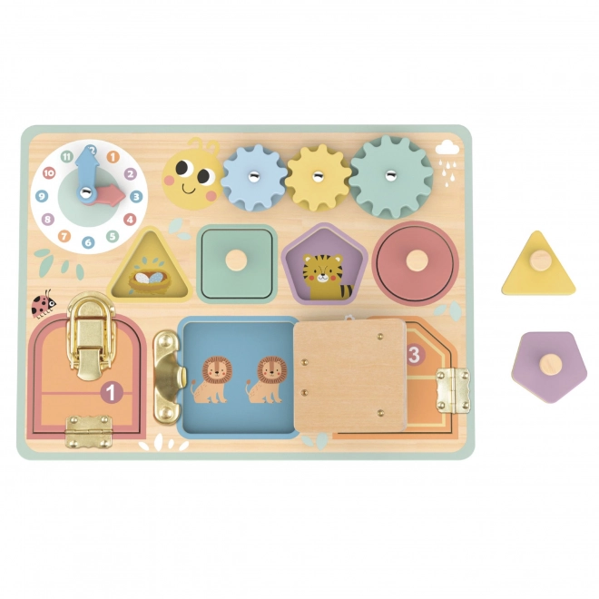 Houten manipulatiebord Tooky Toy