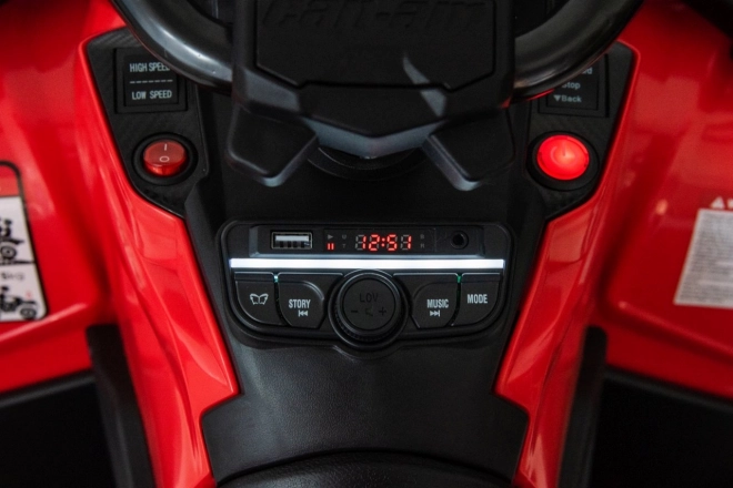Elektrische kinderquad Can Am Outlander met bestuurder