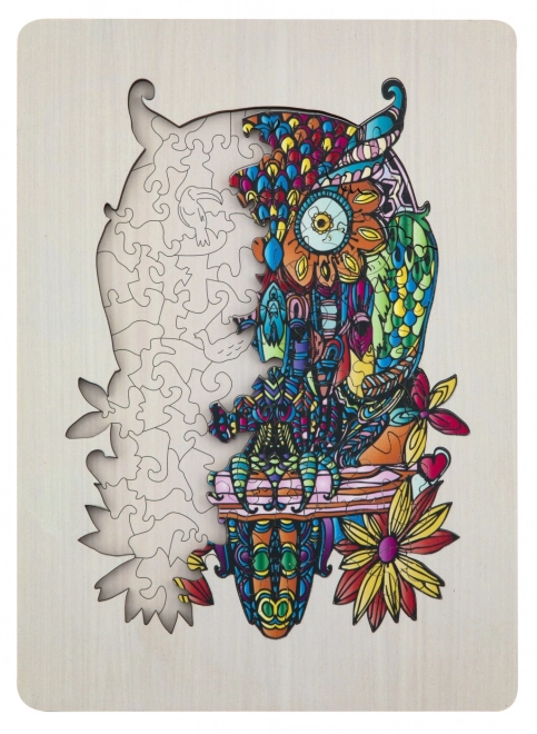 Contour puzzel uil