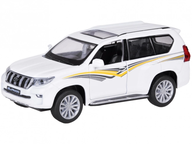 Metalen model Toyota Land Cruiser Prado met effecten