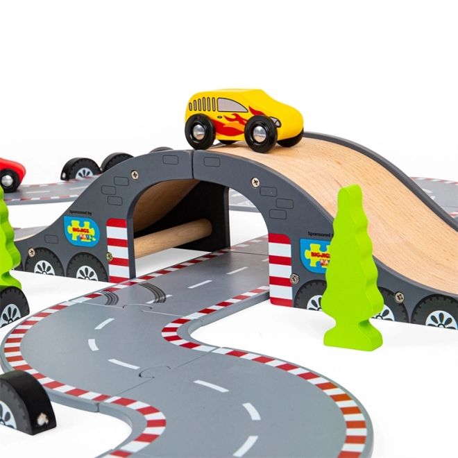 Bigjigs Rail Houten Racebaan Wedstrijddag