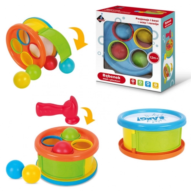 Trommel met ballen
