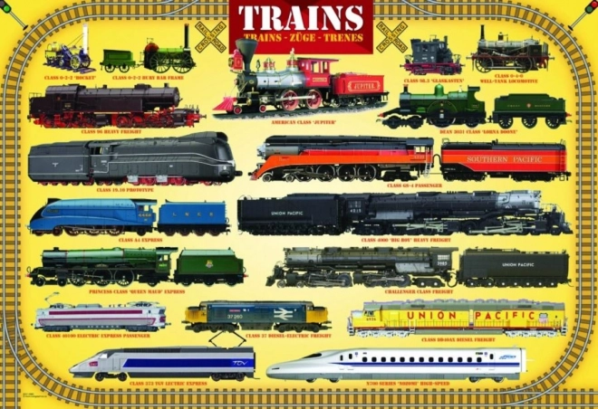 Puzzel Treinen 100 stukjes EUROGRAPHICS