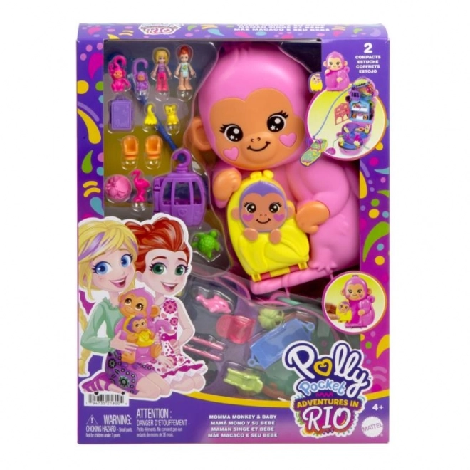 Polly Pocket Avontuur in Rio - Aapje