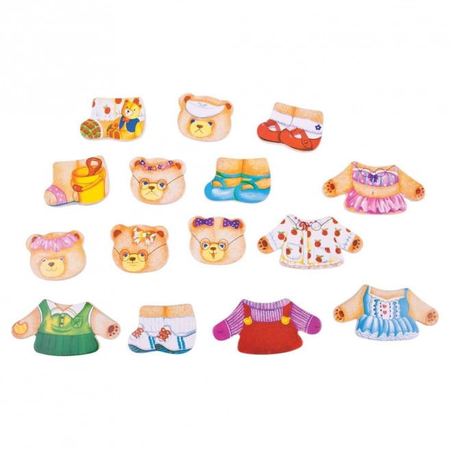 Bigjigs Toys Aankleedpuzzel Berenfamilie