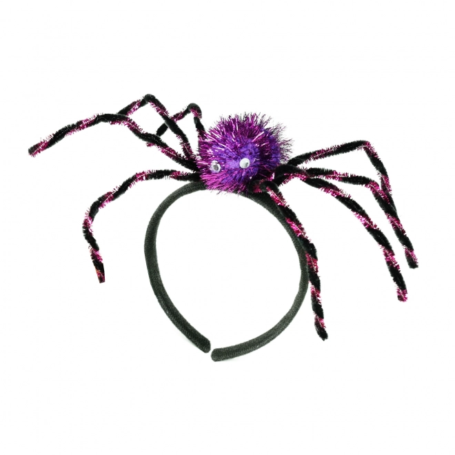 Halloween haarband met spin