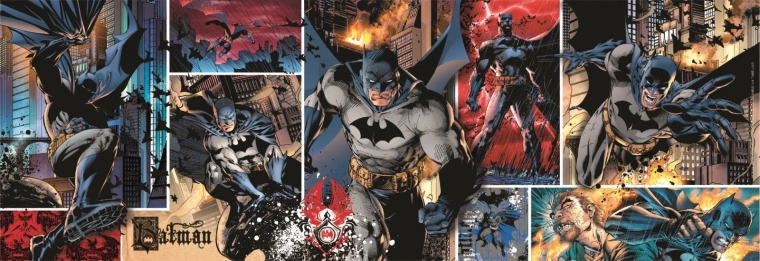 Clementoni panoramische puzzel Batman 1000 stukjes