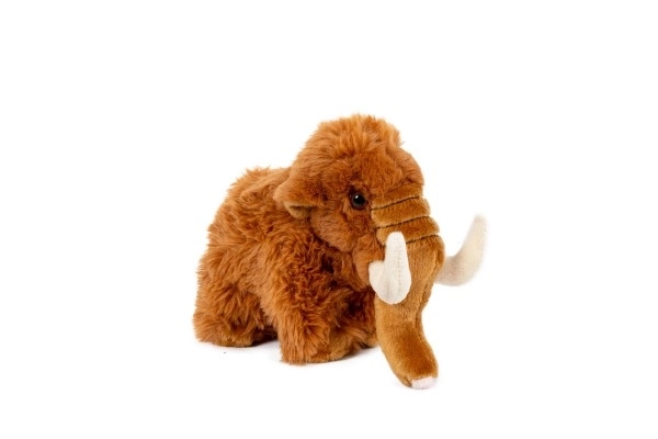 Mammoet pluche bruin 10x17 cm voor de kleintjes