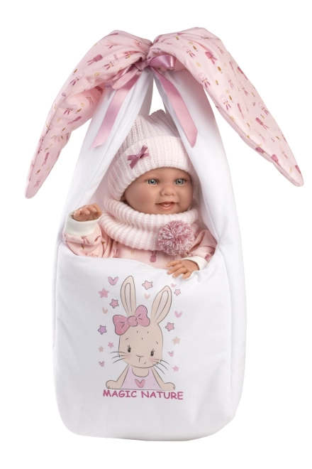 Llorens 73902 NIEUWE GEBOREN MEISJE - realistische pop baby met volledig vinyllichaam - 40 cm