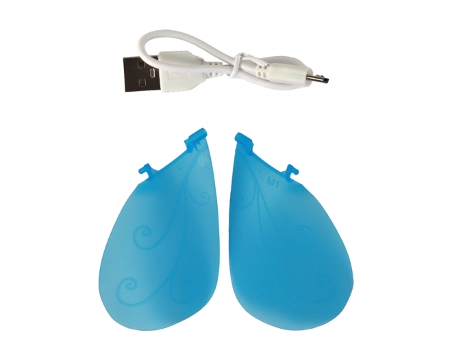 Magische vliegende fee Blauw handmatig bestuurbare pop