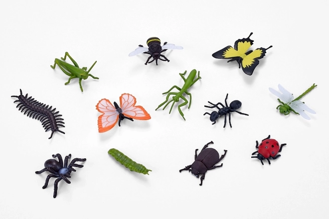 Mojo mini wereld insecten en spinnen 12 stuks