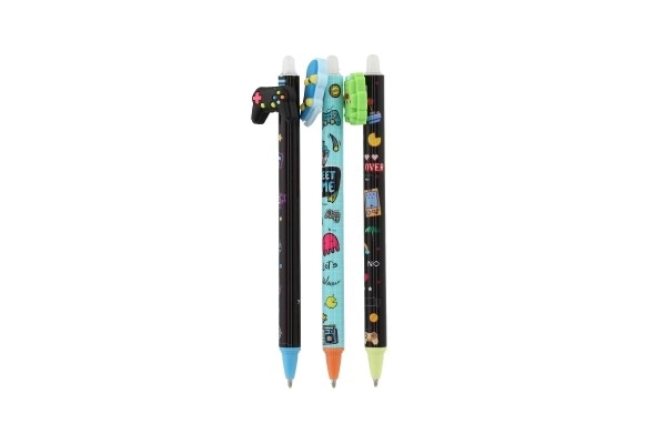 Gum-pen Street game 15cm plastic 6 soorten 36st in doos