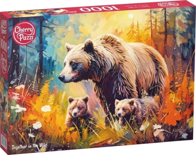 Puzzel Samen in het wild 1000 stukjes