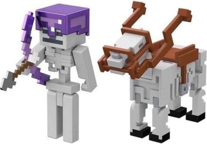 Minecraft figuur Ravager en Raid 2-pack