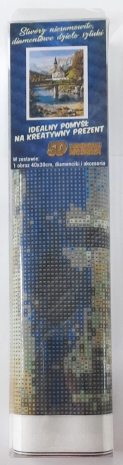 Norimpex Diamantschilderij Kerk in Ramsau 30x40cm