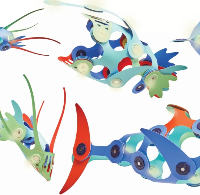 Magnetische blokken Clixo Onderwater Expeditie, 24 stuks