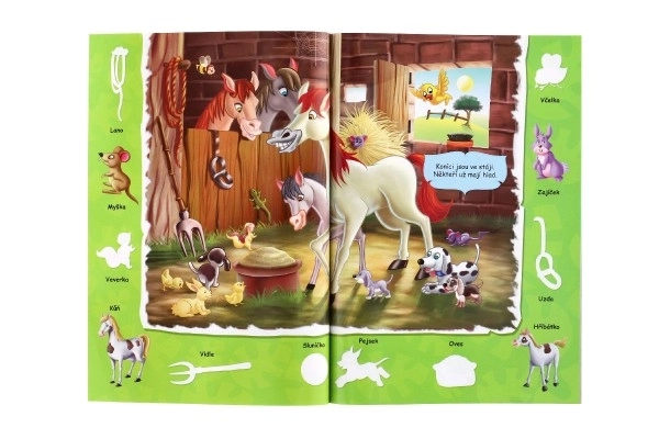 Boek Kleurrijke Wereld van Dieren met Stickers