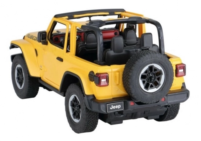 Auto R/C Jeep Wrangler Rubicon 1:14 Rastar – Geel