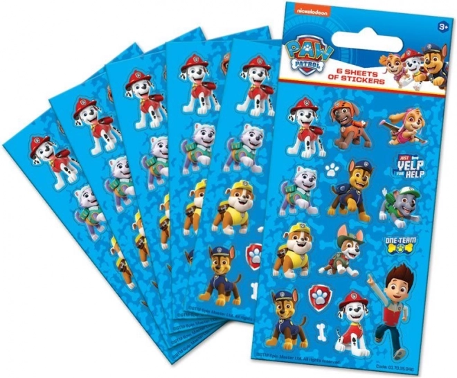 NICKELODEON Stickers Paw Patrol in blauw