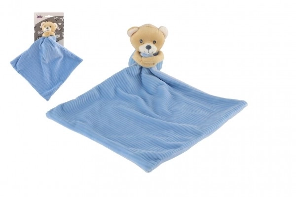 Pluchen knuffeldoekje Miluš – beertje 25 × 25 cm