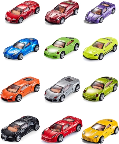 Metalen Auto met Terugtrekmechanisme 8,5 cm