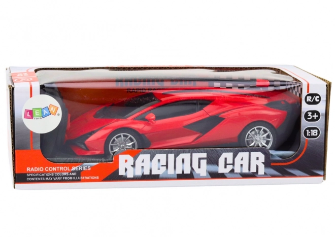 RC afstandsbediening raceauto rood 1:22