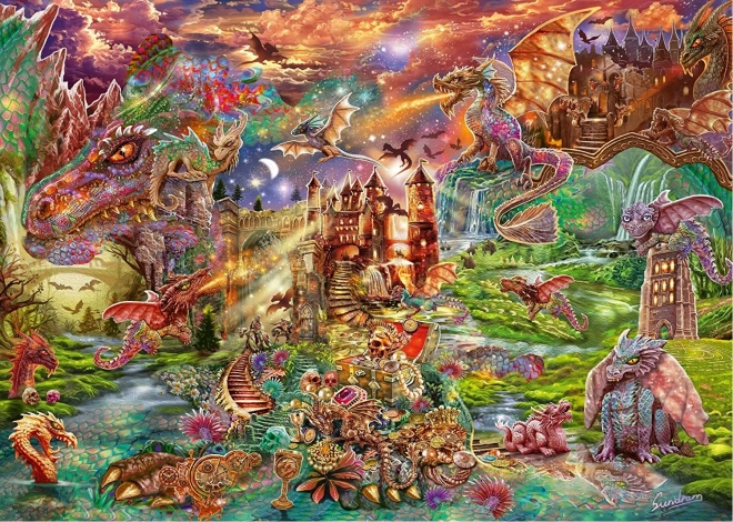 Puzzel Drakenschat 2000 stukjes SCHMIDT