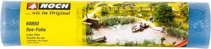 Blauwe meerfolie voor landschapsmodellering