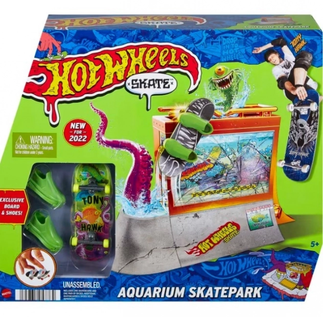Spelset Hot Wheels Skatepark Aquarium