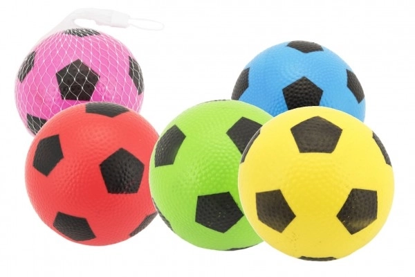 Voetbalbal rubber 12cm