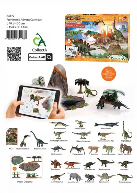Adventskalender met dinosaurussen