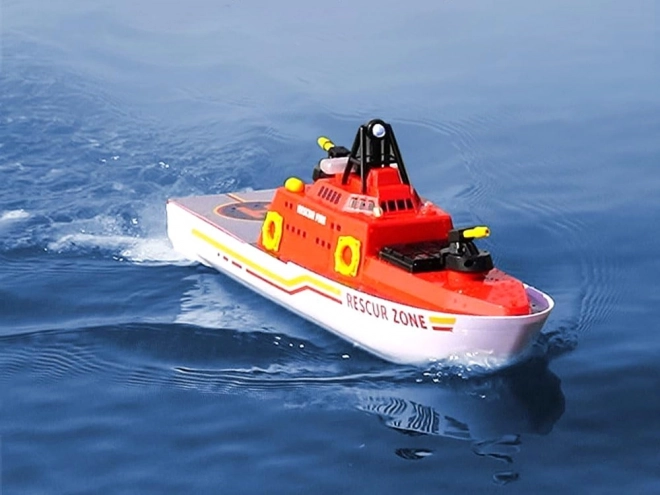 Reddingsboot Brandweer op afstand bestuurbaar