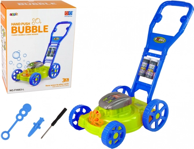 Bubbelgrasmaaier – blauwe kindergrasmaaier met muziek