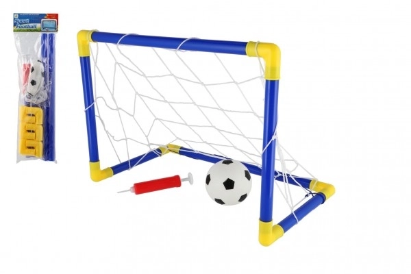 Voetbaldoel voor kinderen met bal en pomp